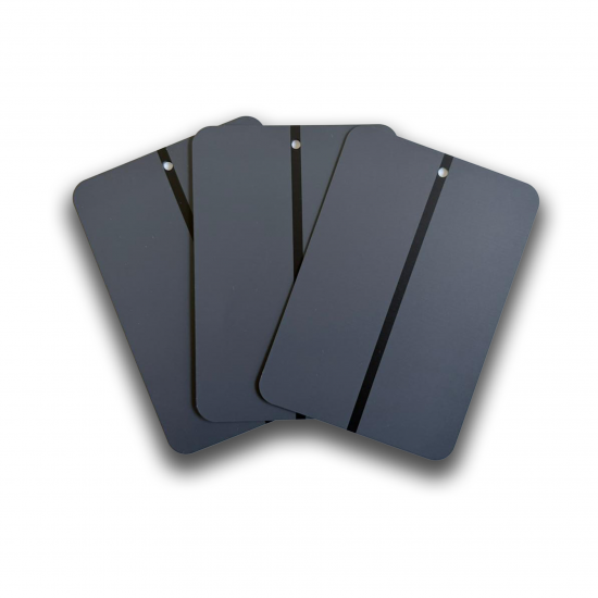 FIXON Spray Sample Plates Dark Grey 100p