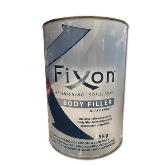 FIXON Body Filler Ultra Light 5kg + Hardener FIXON Body Filler Ultra Light 5kg + Hardener