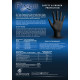 FIXON Nitrile Diamond Glove Textured 6mil 240mm Black M (50pcs/25 Pairs)
