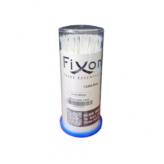 FIXON 1mm White Touch Up Tips In A Dispenser 100pc