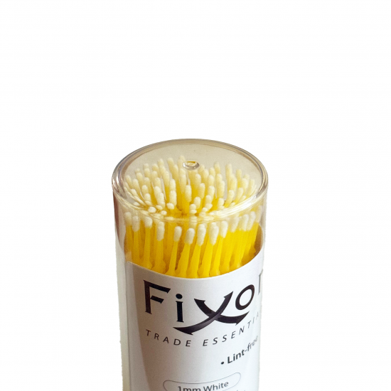 FIXON 1.5mm Yellow Touch Up Tips In A Dispenser 100pc