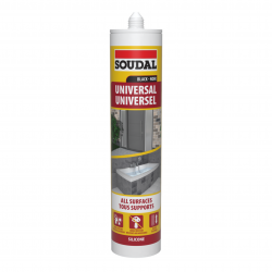 123978 SOUDAL Universal Silicone Black Sa 270ml