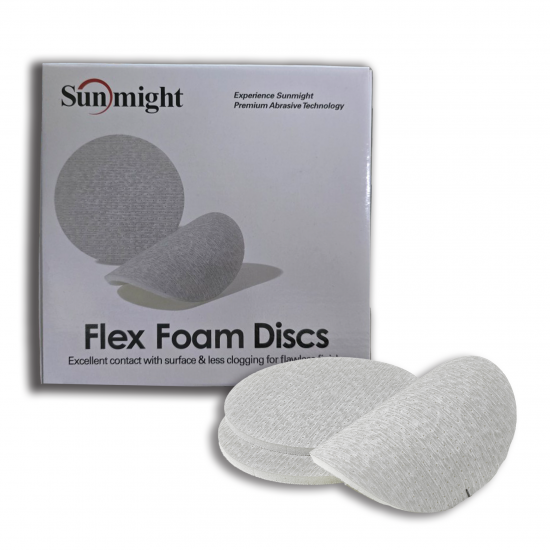 03719 Sunmight Flex Foam Velcro Disc 150mm (800) 10pc